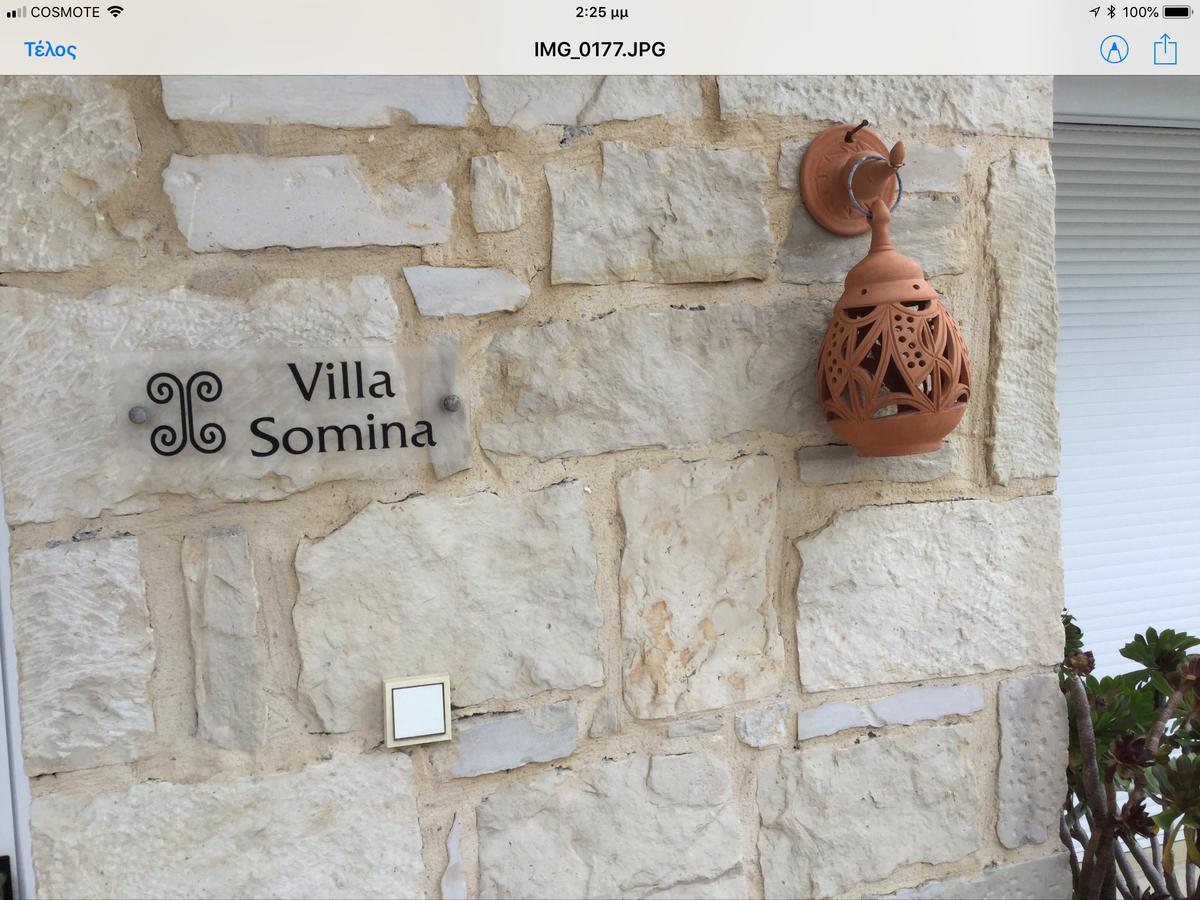 Villa Nopigia Somina Kíssamos Eksteriør bilde